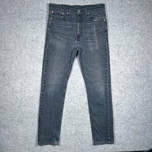 Levi's 522 Denim Jeans Mens 33x32(32x29) blue dark wash Stretch